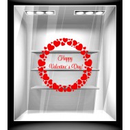 Αυτοκόλλητο βιτρίνας - Αγίος Βαλεντίνος 66